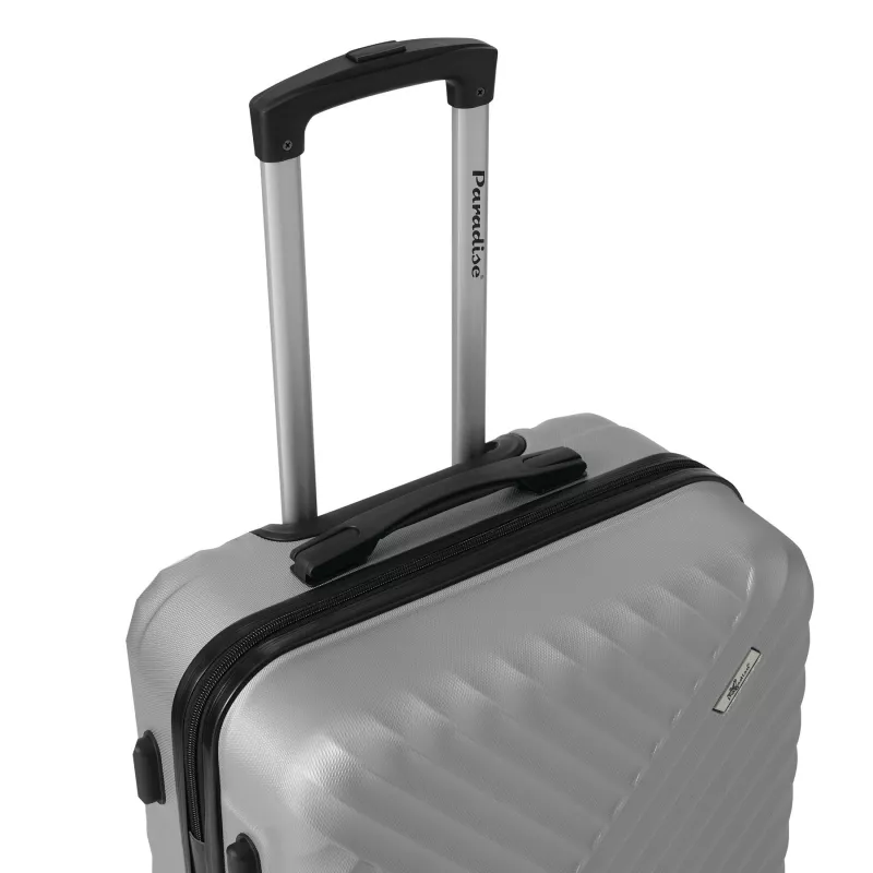 Zestaw walizek - srebrny (56-2220001)