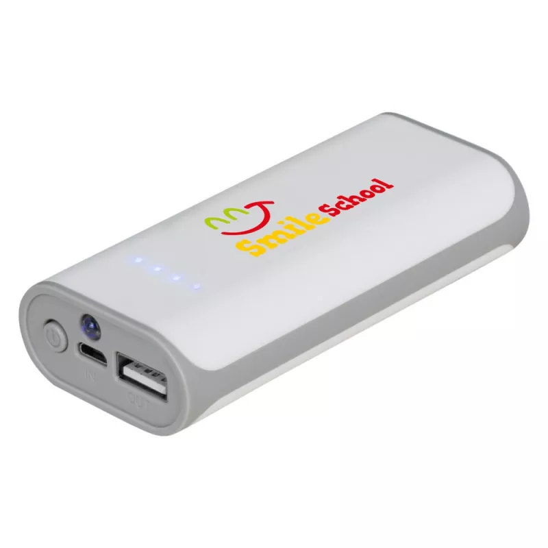 Power bank 4000 mAh | Birch - biały (V3778-02)