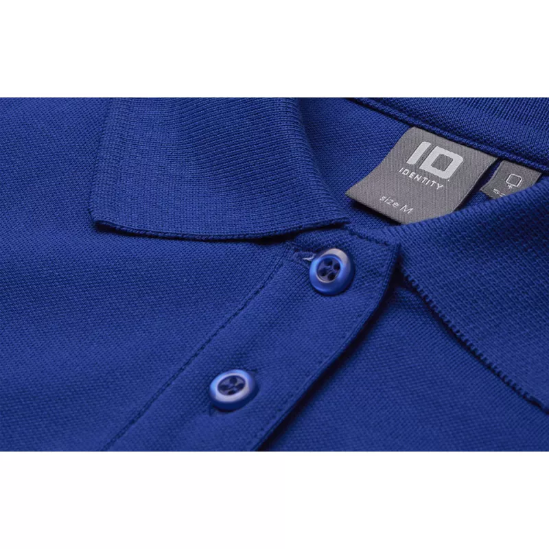 Koszulka bawełniana damska 210 g/m² ID Polo/stretch 527 - Royal Blue (0527-ROYAL BLUE)