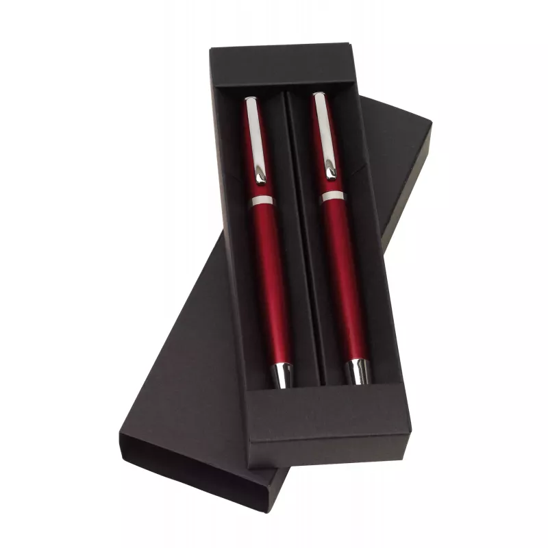 Zestaw do pisania długopis + pióro ALPHABET - czerwony (56-1101625)