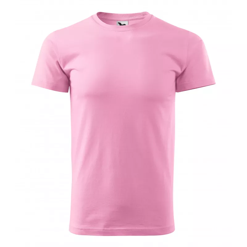 Koszulka bawełniana 160 g/m²  MALFINI BASIC 129 - Różowy (ADLER129-RóżOWY)