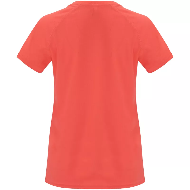 Damska koszulka techniczna 135 g/m² ROLY BAHRAIN WOMAN 0408 - Fluor Coral (R0408-FLUCORAL)