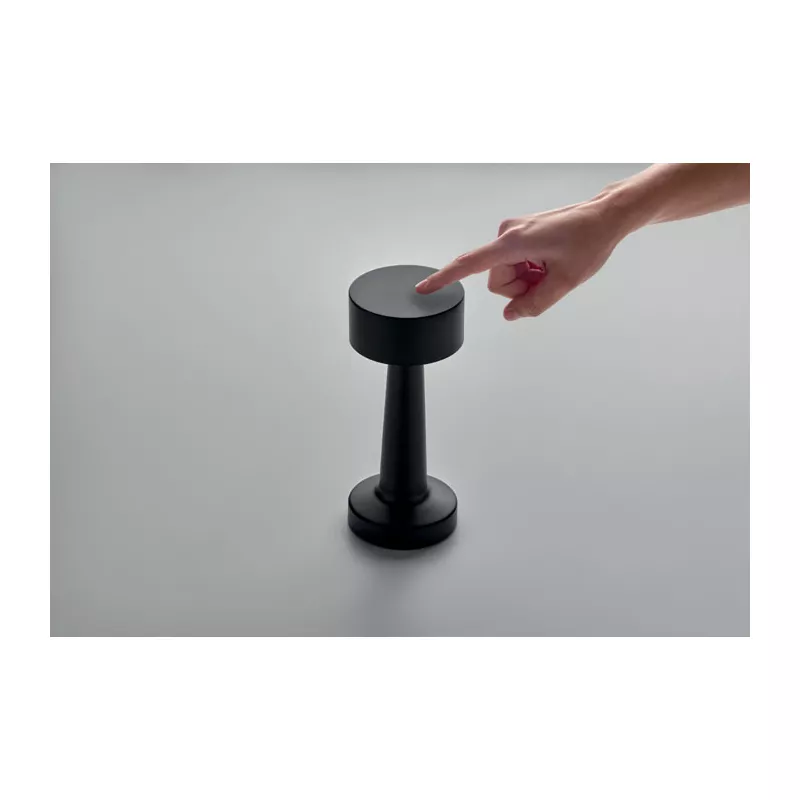 Lampka stołowa LED metalowa 1200 mAh HIERLUZ - Czarny (MO2478-03)