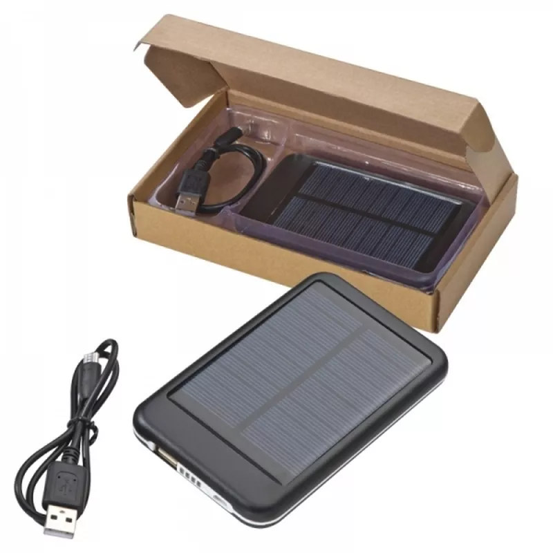 Power bank solarny 4000 mAh PHILADELPHIA - czarny (355903)