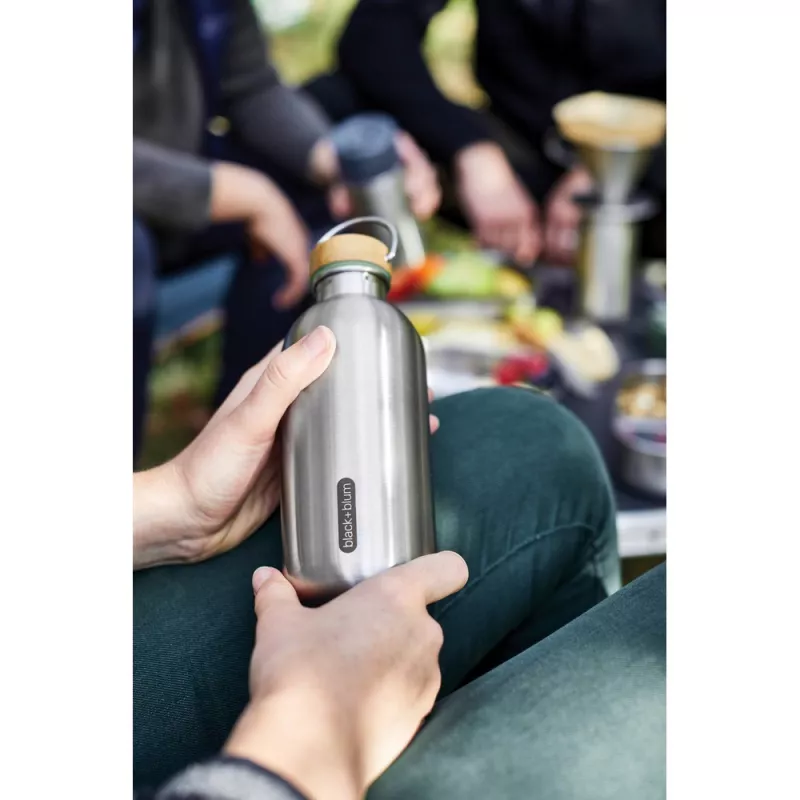 Butelka sportowa 600 ml Black+Blum - olive green (P439.1227)