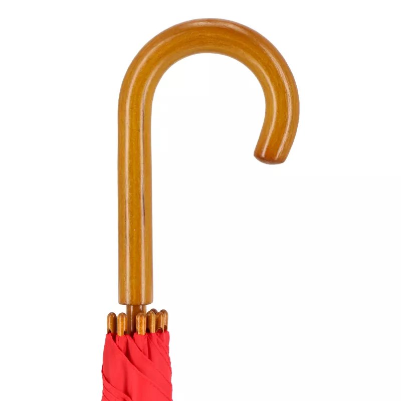 Aran 190T poliester 23" parasol z uchwytem otwierany automatycznie - czerwony (LT97118-N0021)