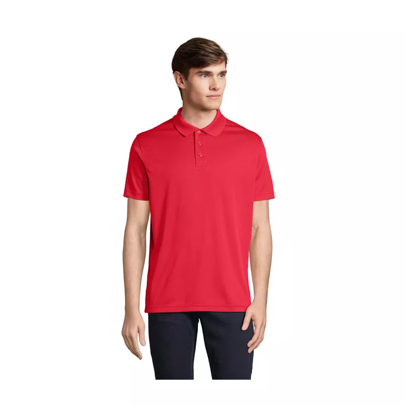 Polo sportowe unisex z recyklingu Sol's PITCHER - Czerwony (S04442-RD)