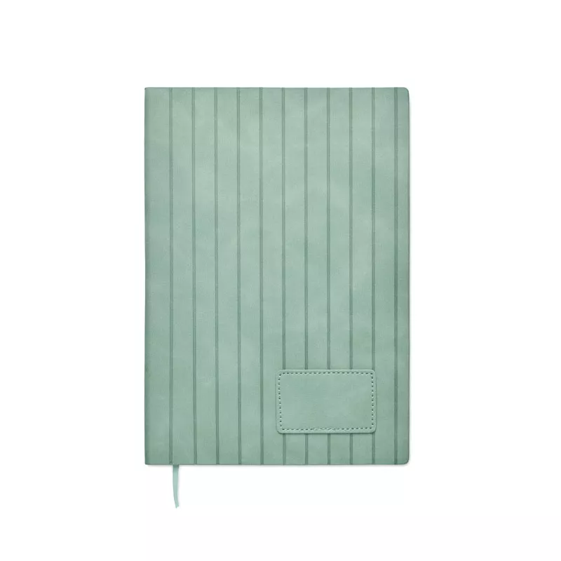 Notes A5 w okładce z PU 80 kartek w linię TINTRAY - Miętowy Zielony (MO2663-77)