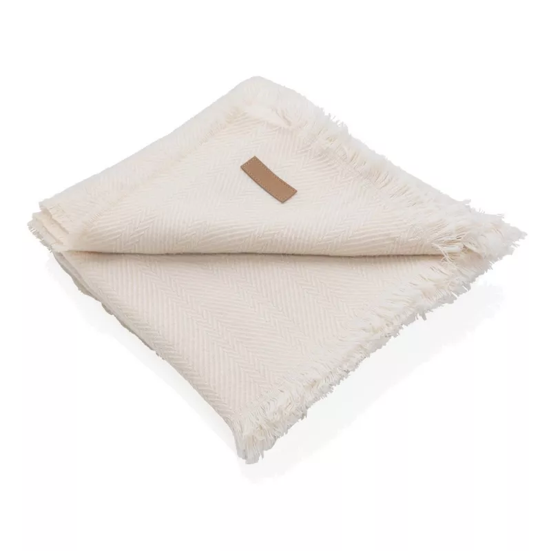 Koc 130 x 150 cm Ukiyo AWARE™ Polylana® - złamany biały (P459.100)