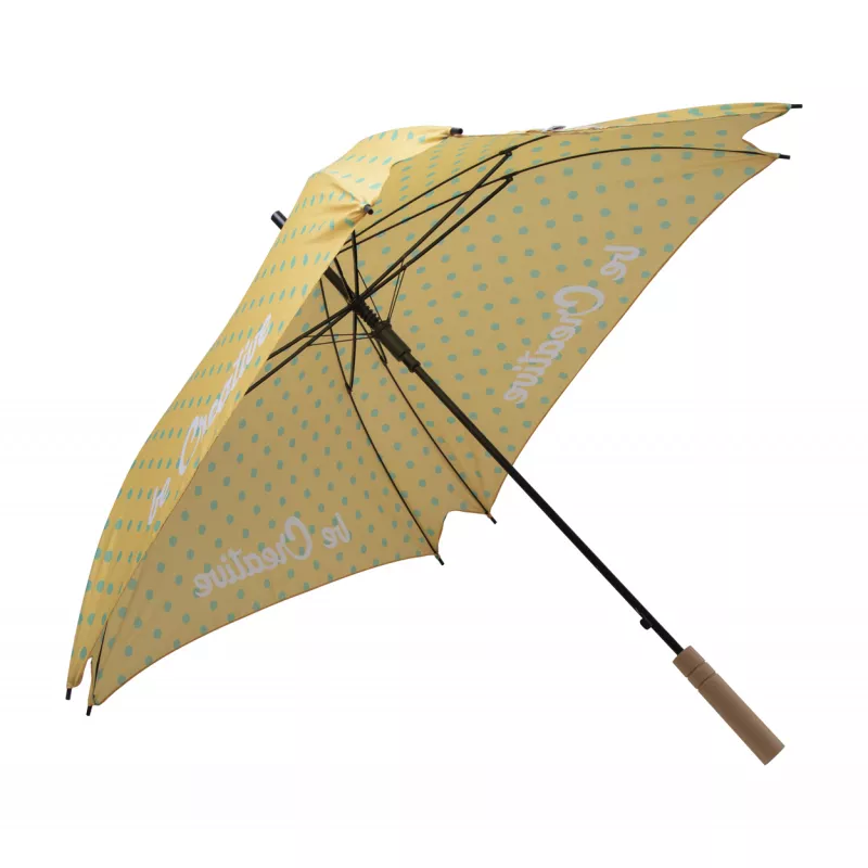 CreaRain Square RPET personalizowany parasol - biały (AP718691)