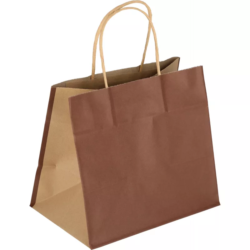 Torba papierowa mała 120 g/m2 HILARY - brązowy (6181801)