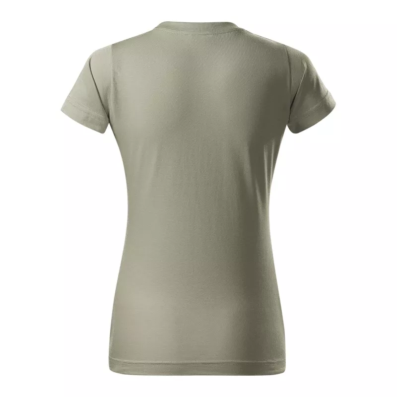 Koszulka bawełniana damska 160 g/m²  BASIC 134 - Jasny khaki (ADLER134-JASNY KHAKI)