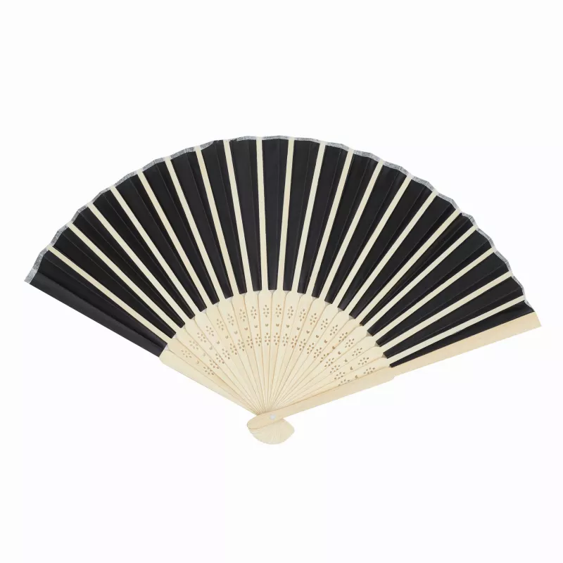 Składany wachlarz - czarny (56-0906030)