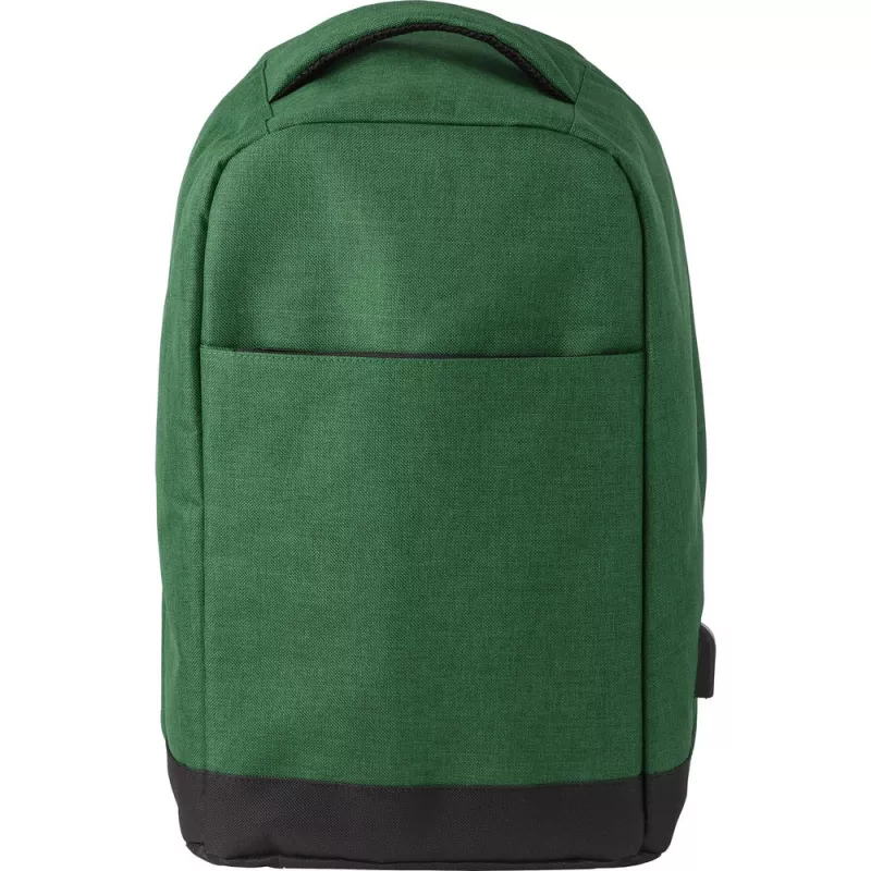 Plecak na laptopa 13", chroniący przed kieszonkowcami - zielony (V0610-06)