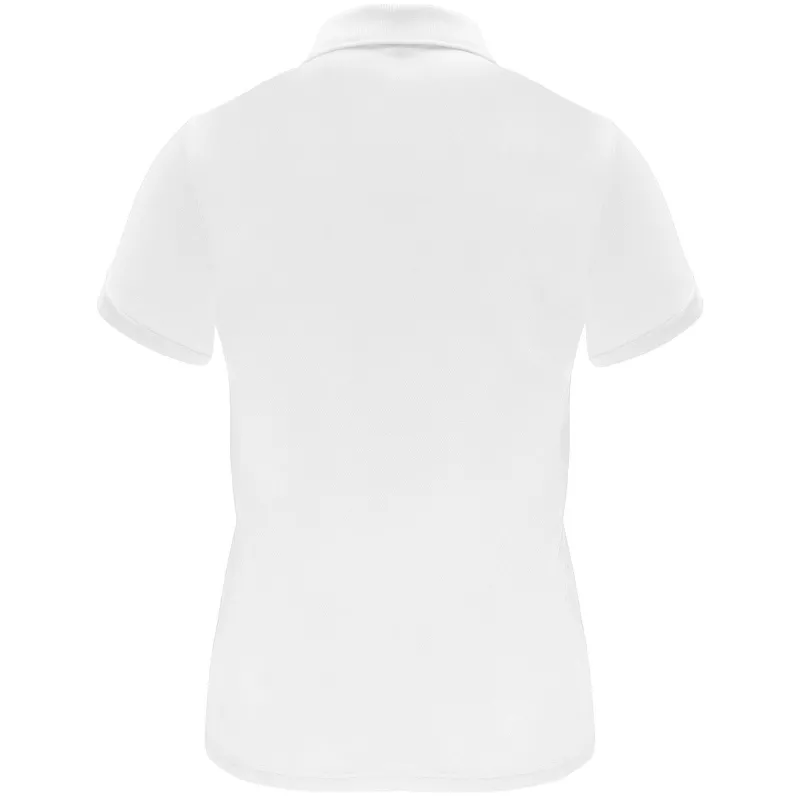 Damska sportowa koszulka polo z poliestru 150 g/m² ROLY MONZHA WOMAN 0410 - Biały (R0410-WHITE)