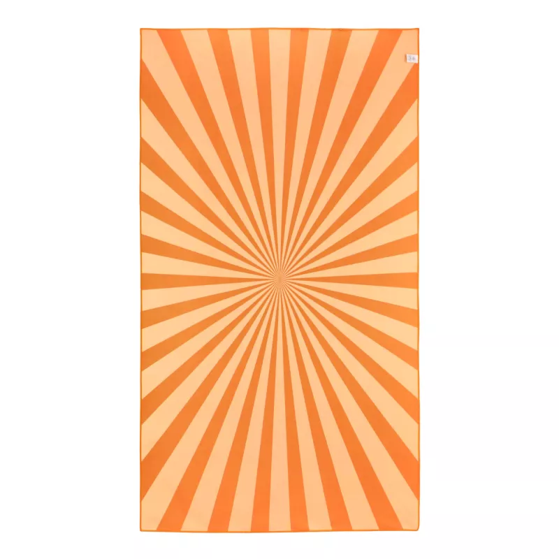 Szybkoschnący ręcznik plażowy R-PET 100×180 cm, sublimacja - pomarańczowy (LT97215-N0026)