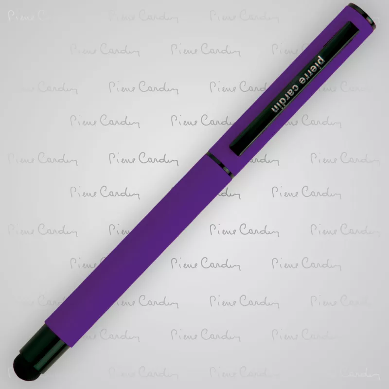 Pióro kulkowe touch pen, soft touch CELEBRATION Pierre Cardin - fioletowy (B0300604IP312)