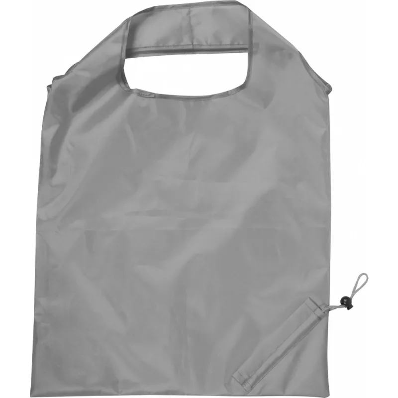 Składana torba poliestrowa na zakupy - szary (6072407)