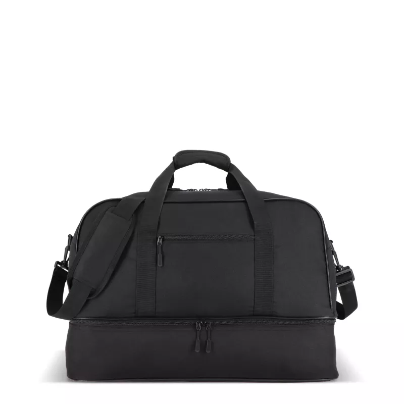 Torba sportowo-podróżna R-PET 600D 55,5 x 25 x 36 cm 50 l - czarny (LT95369-N0002)