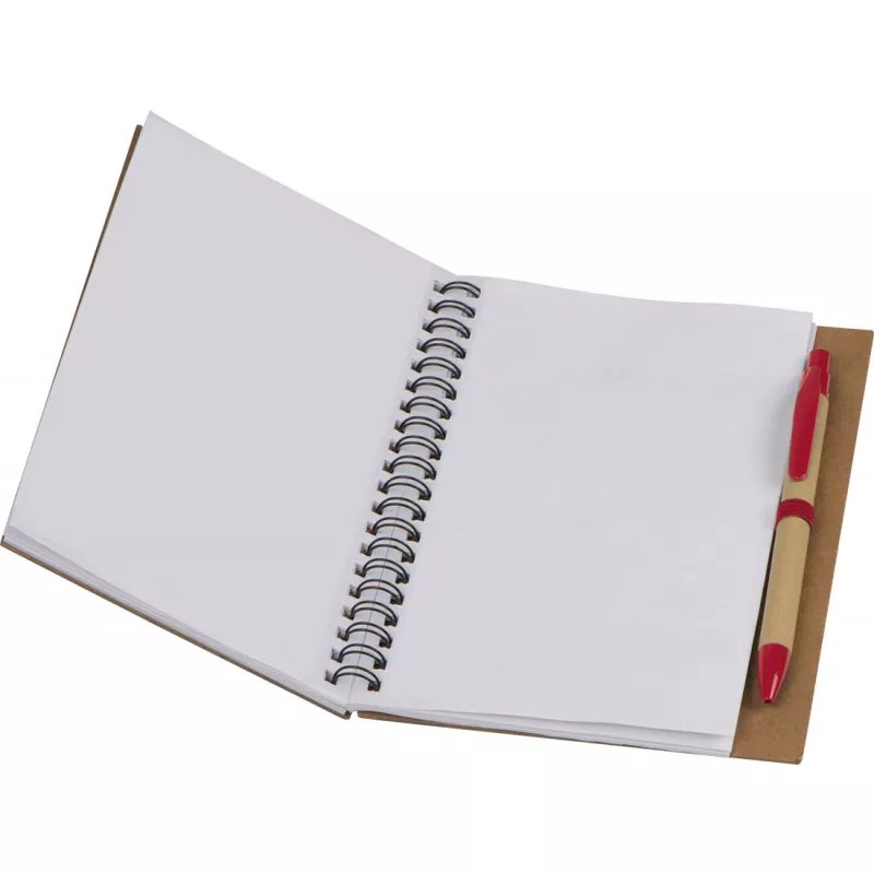 Notes A5 w linie RAVENNA - czerwony (434105)