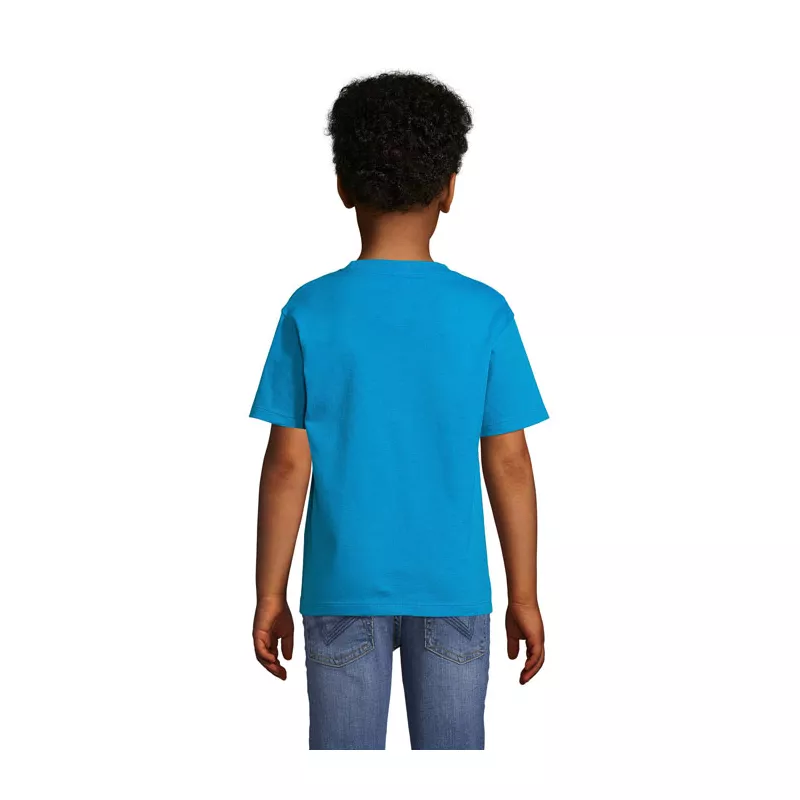Koszulka dziecięca 190 g/m² Sol's IMPERIAL KIDS - Aqua (S11770-AQ)