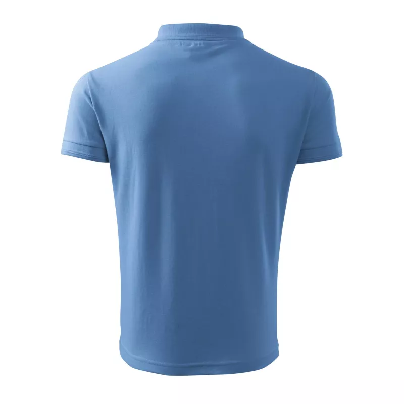 Męska koszulka polo 200 g/m² PIQUE  POLO 203 - Błękitny (ADLER203-BłęKITNY)