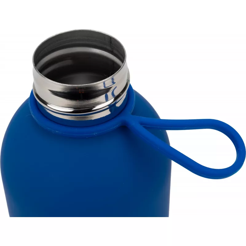 Butelka stalowa soft touch OSTRAVA 800 ml - niebieski (496804)