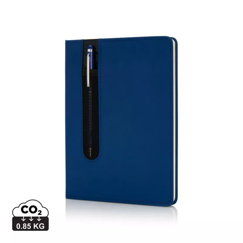 Notatnik A5 Deluxe, touch pen - niebieski (P773.315)