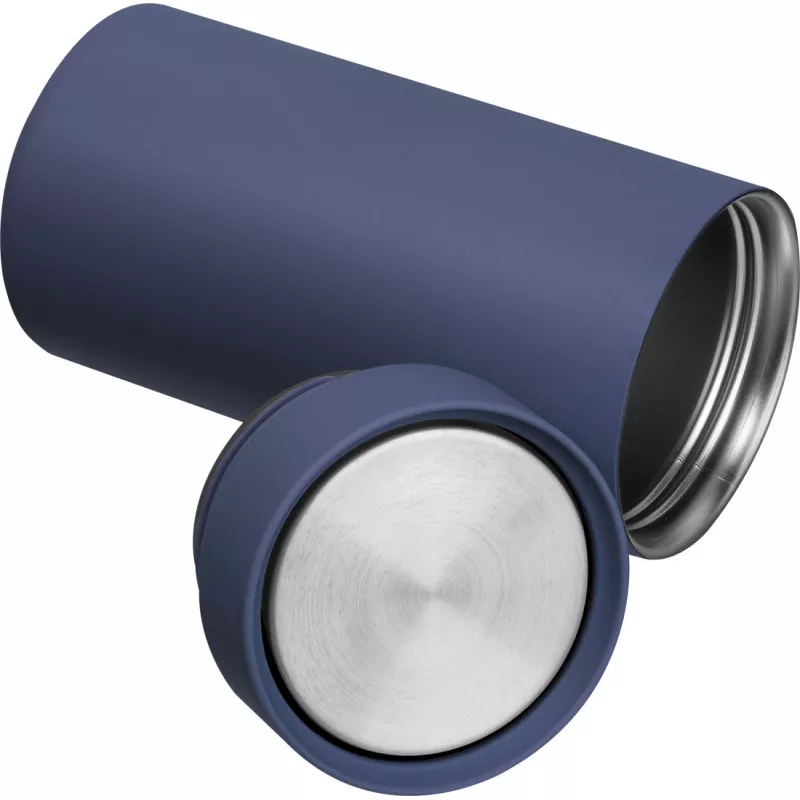 Kubek termiczny stalowy z recyklingu LE PORT MoLu 360 ml - granatowy (535344)