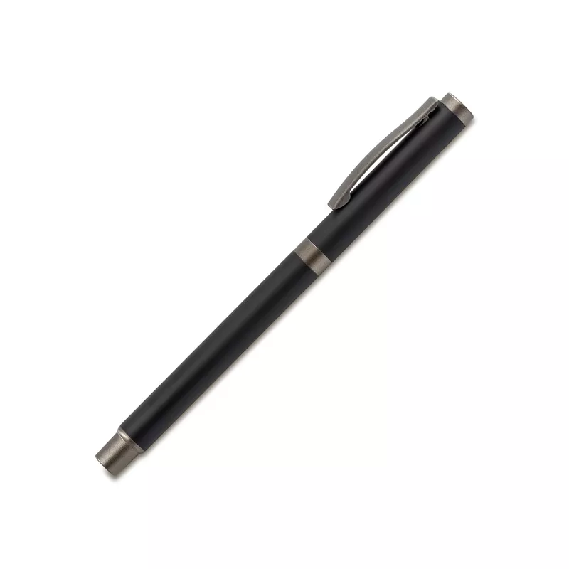 Aluminiowy długopis z żelowym wkładem Lille - czarny (R20016.02)