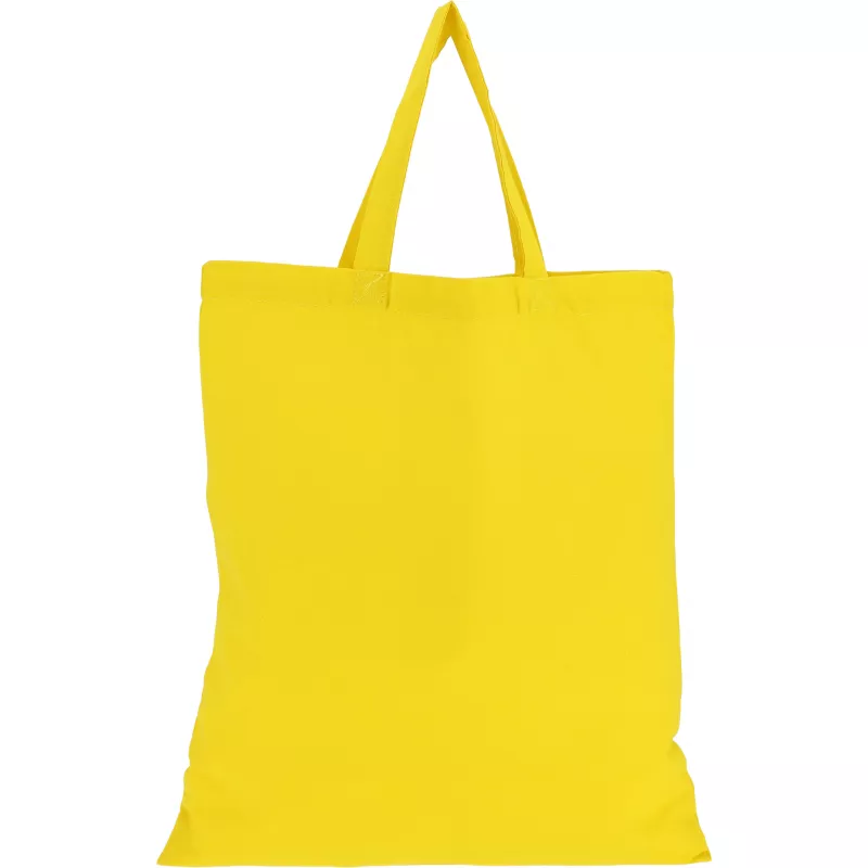 Torba bawełniana z krótkim uchem 140 g/m2 MARSHALL - żółty (6068008)