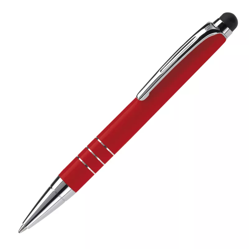 Długopis z dotykowym rysikiem - czerwony (LT87558-N0021)
