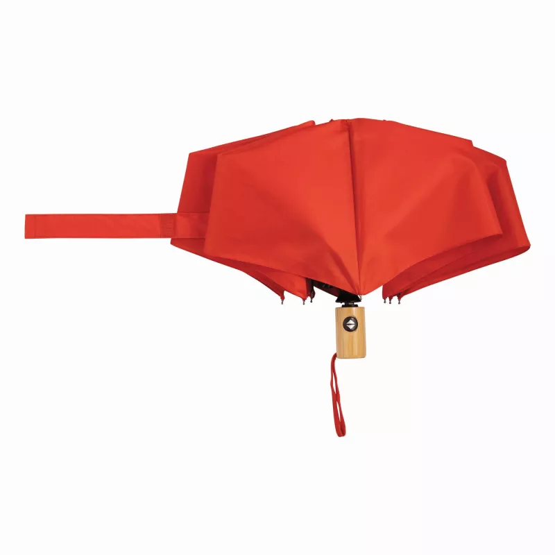 Automatycznie otwierany i składany, wiatroodporny parasol kieszonkowy CALYPSO - czerwony (56-0101273)