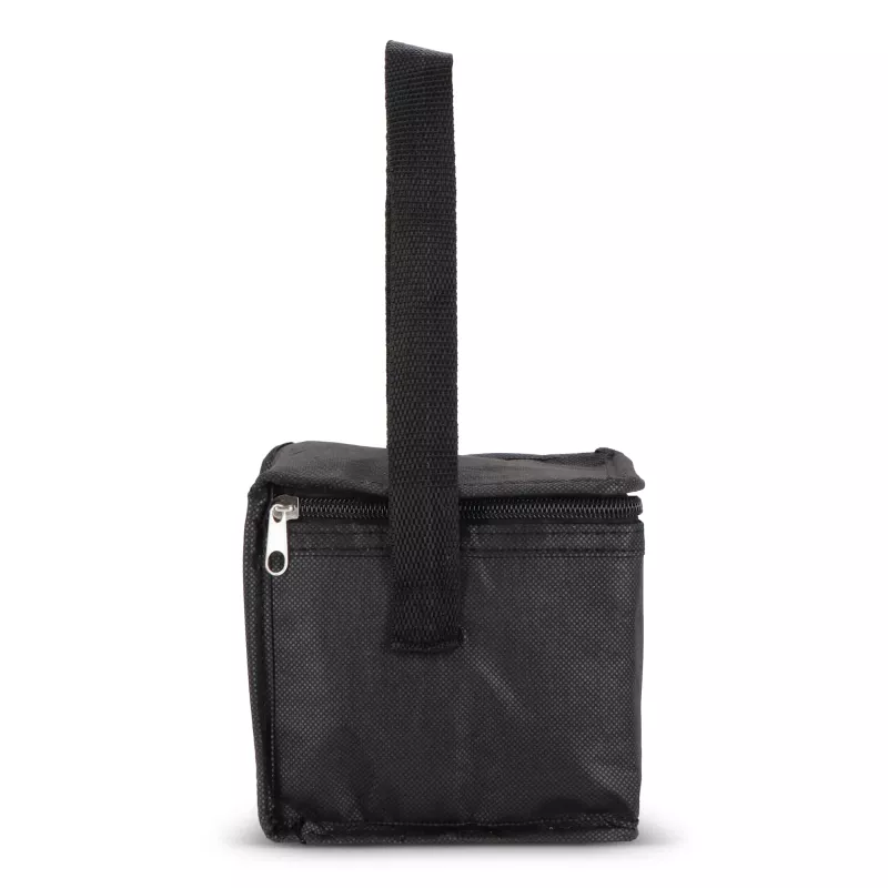 R-PET 6 Torba chłodząca na puszki z włókniny 20 x 13 x 12,5 cm 75g/m² - czarny (LT95390-N0002)