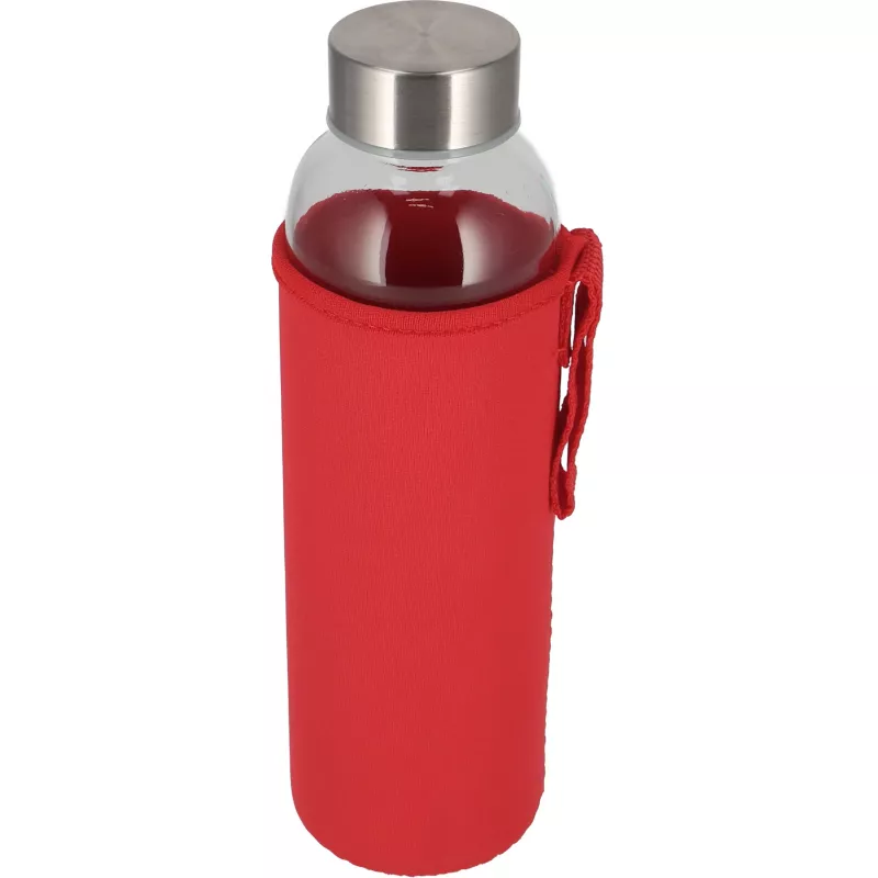 Butelka szklana KLAGENFURT 500 ml - czerwony (084205)