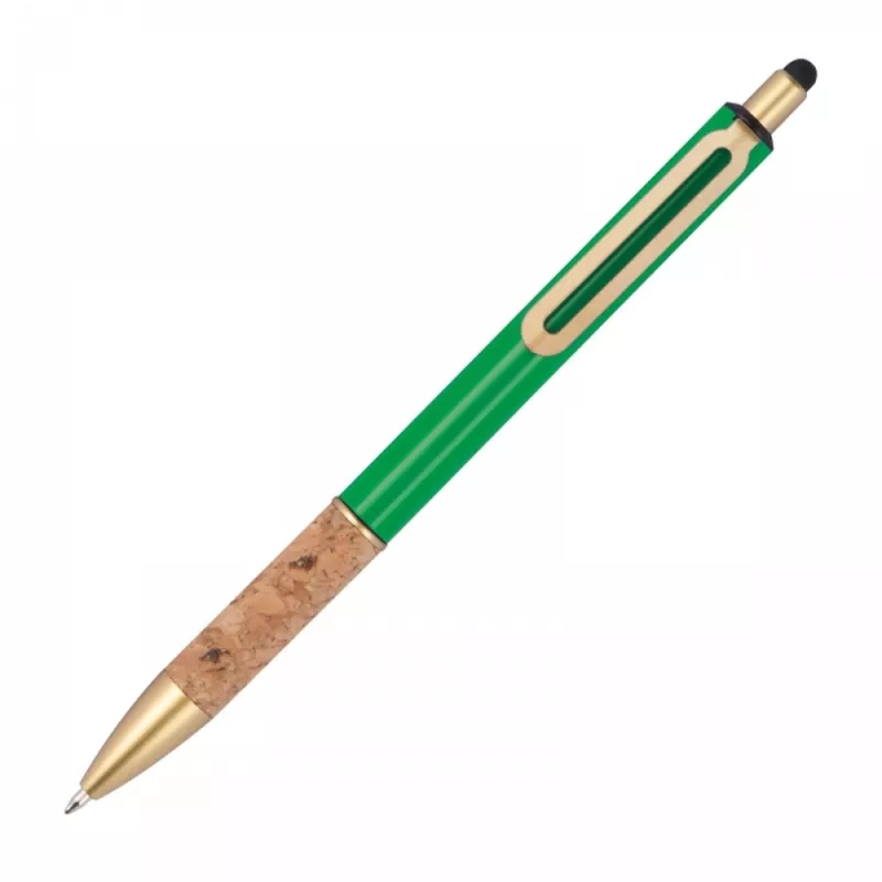 Długopis metalowy touch pen MARIAN - zielony (1369009)