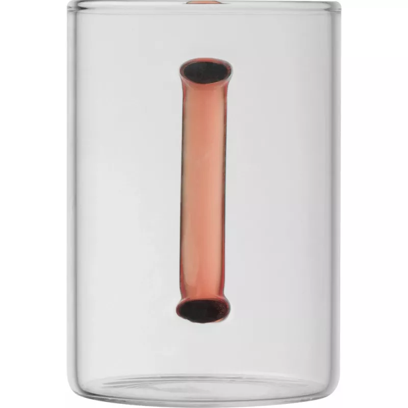 Szklany kubek 250 ml - czerwony (8234005)