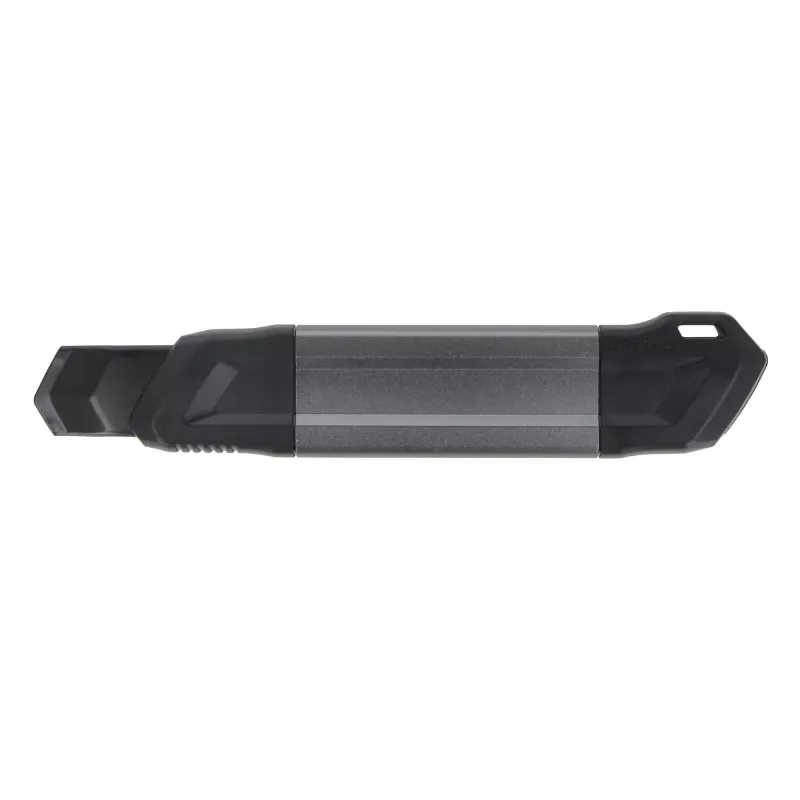 Nóż hobbystyczny z metalu i ABS XXL - czarny / stalowoszary (LT90739-N0235)