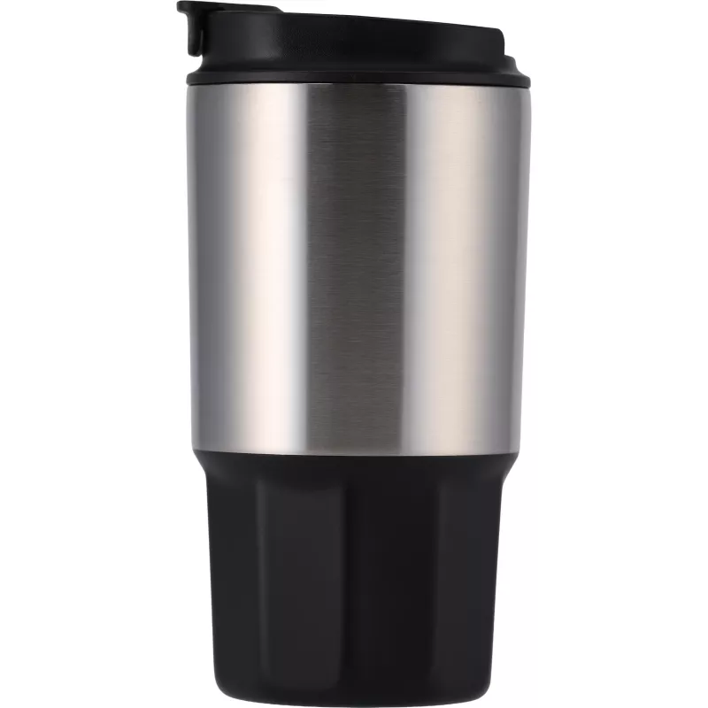 Kubek termiczny stalowy z recyklingu SAINT - JEROME MoLu 500 ml - czarny (483103)