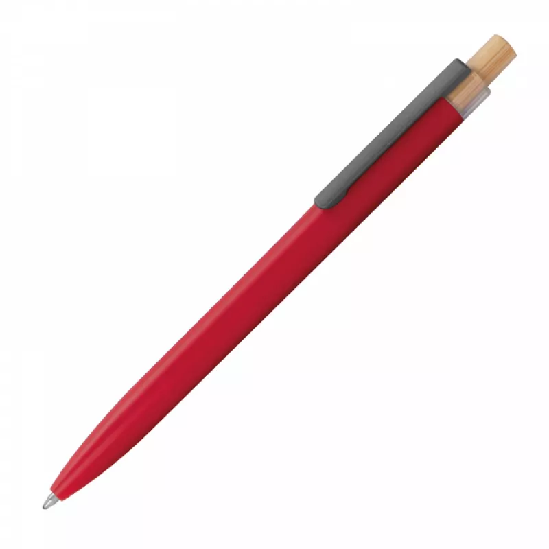 Długopis z aluminium z recyklingu - czerwony (1384505)