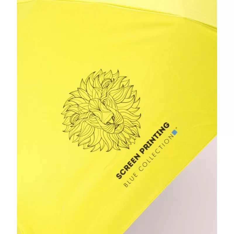 Manualny parasol kieszonkowy z powłoką UV ⌀86 cm - żółty (37046-12)