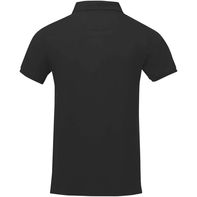Męskie polo Calgary z krótkim rękawem - Czarny (38080-BLACK)