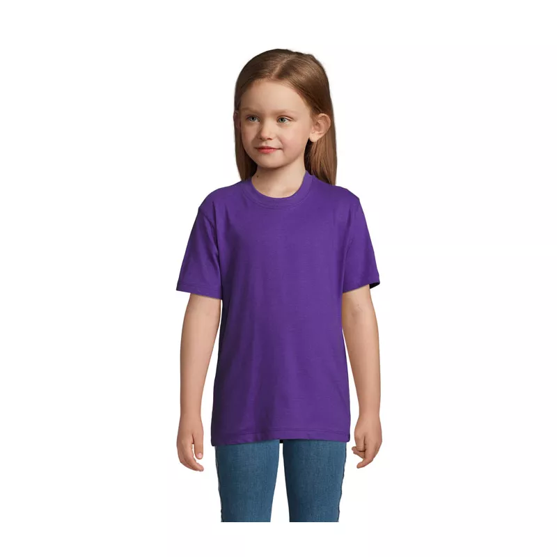 Koszulka dziecięca 190 g/m² Sol's IMPERIAL KIDS - Dark Purple (S11770-DA)