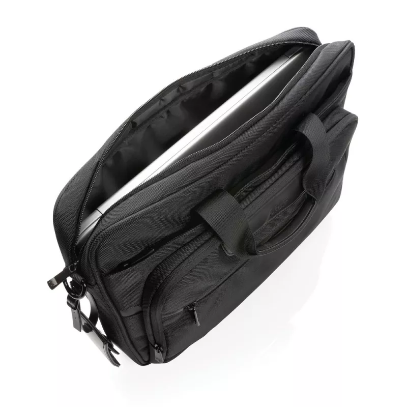 Torba na laptopa 15,6" Swiss Peak Voyager AWARE™ RPET - czarny (P732.101)