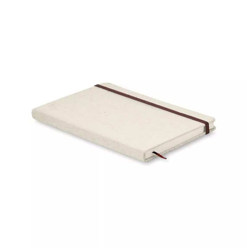 Notes A5 w płóciennej okładce 96 kartek w linię CANVAS - Bezowy (MO8712-13)