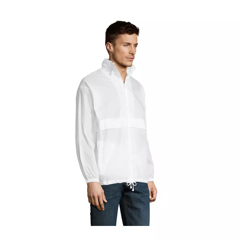 Kurtka wiatrówka unisex wodoodporna Sol's SURF - Bialy (S32000-WH)