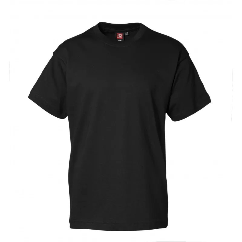 Koszulka bawełniana 160 g/m² ID GAME® 40500 - DZIECIĘCA - Black (40500-BLACK)