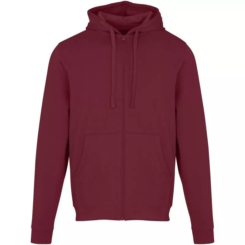 Jasper bluza unisex z kapturem z materiału organicznego pochodzącego z recyklingu z certyfikatem OCS, o gramaturze 280 g/m² - Głęboki bordowy (39666-DPBURGUN)