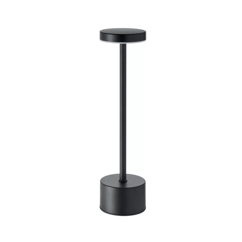 Lampka stołowa LED aluminiowa z akumulatorem BISTRO - Czarny (MO2928-03)