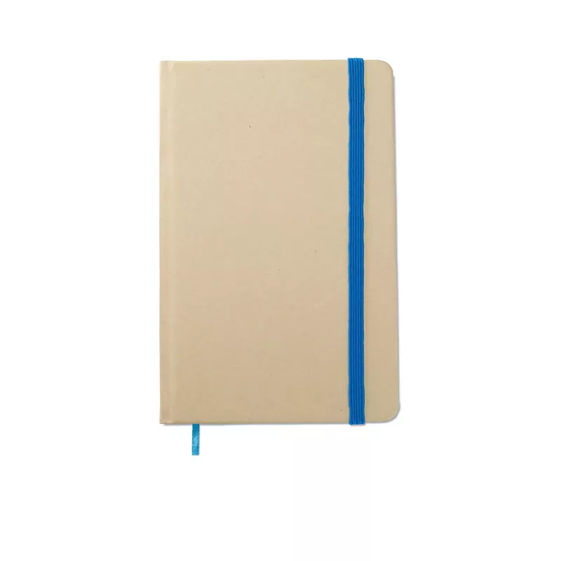 Notes A6 z recyklingu 96 kartek gładkie EVERNOTE - Niebieski (MO7431-04)